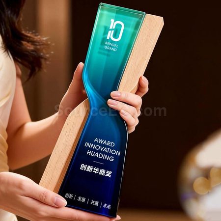 禮品訂造水晶獎座紀念品