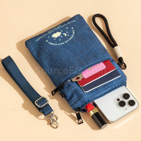 禮品訂造小清新牛仔小挎包紀念品
