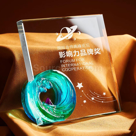 禮品訂造水晶獎座紀念品