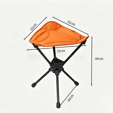 禮品訂造戶外野營可旋轉折疊凳紀念品