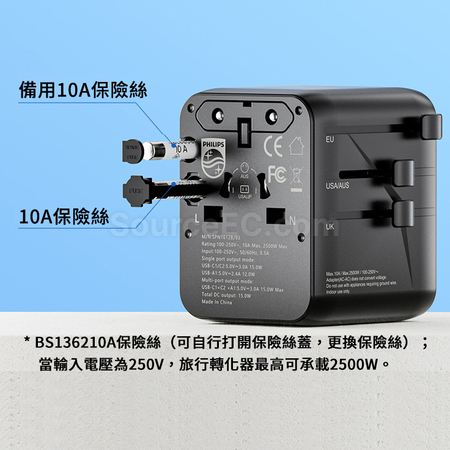 禮品訂造Philips旅行轉換插座紀念品