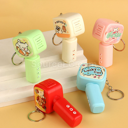 禮品訂造話筒錄音機鑰匙扣紀念品