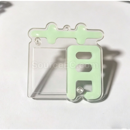 禮品訂造可愛萌字亞克力相框紀念品