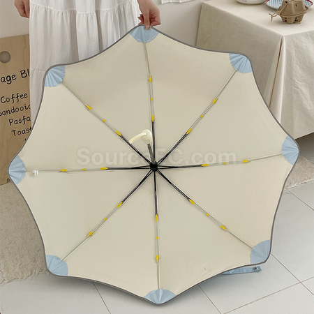 禮品訂造圓角摺疊自動廣告傘紀念品