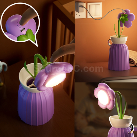 禮品訂造花朵檯燈擺件紀念品