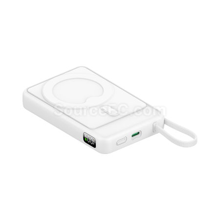 禮品訂造3C認證磁吸發光無線充移動電源紀念品