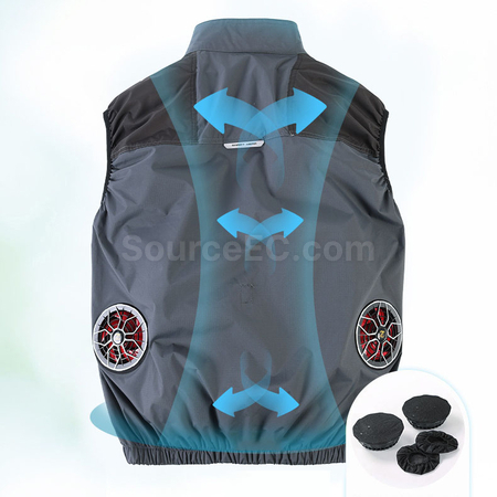 禮品訂造隔熱塗層空調服馬甲紀念品