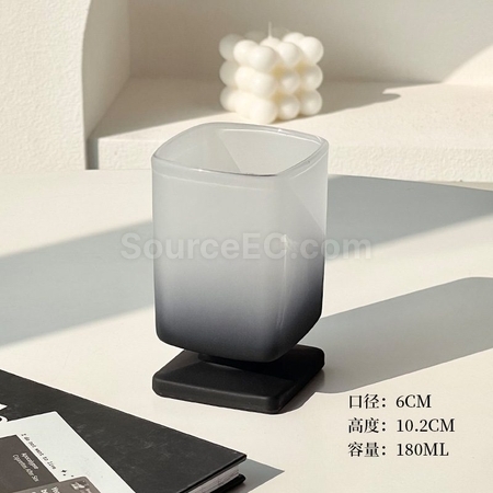 禮品訂造中古設計矮腳玻璃杯紀念品