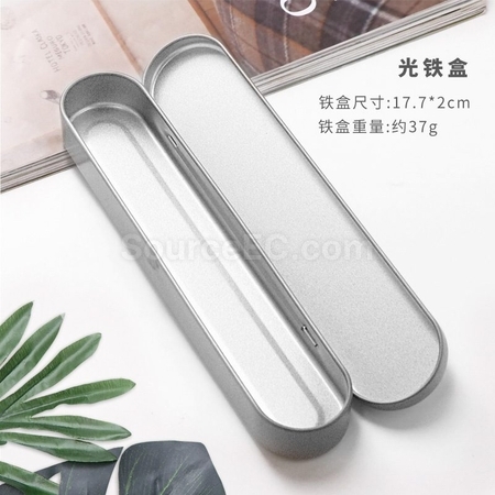 禮品訂造馬口鐵盒 金屬長形筆盒 紀念品
