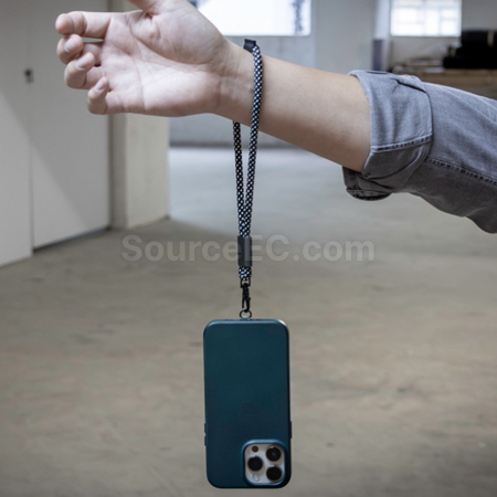 禮品訂造地球叔叔海洋回收物料環保便攜充電手機掛繩紀念品