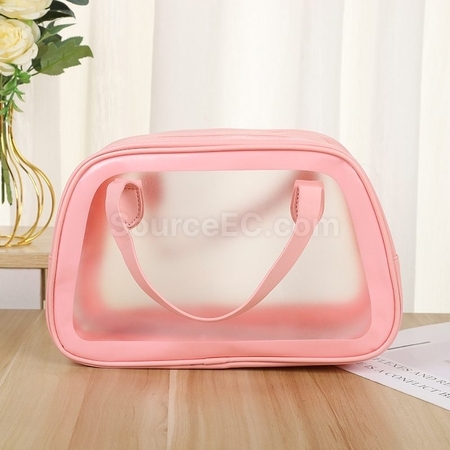 禮品訂造糖果色PVC 雙層防水乾濕分離洗漱沙灘包紀念品