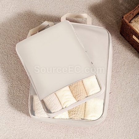 禮品訂造布面料行李箱衣物壓縮收納袋套裝紀念品