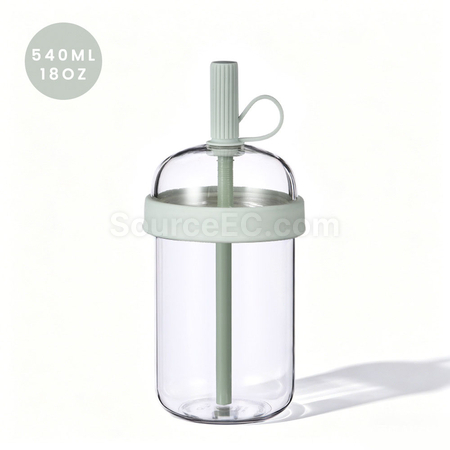 禮品訂造Tritan吸管杯奶茶杯紀念品