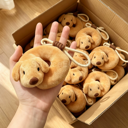 禮品訂造貝狗掛件玩偶鑰匙圈紀念品