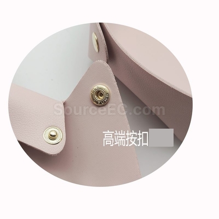 禮品訂造圓形PU皮革桌面化妝首飾收納盤紀念品