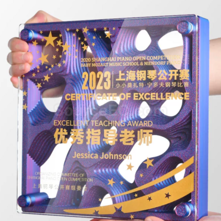禮品訂造水晶獎牌紀念品
