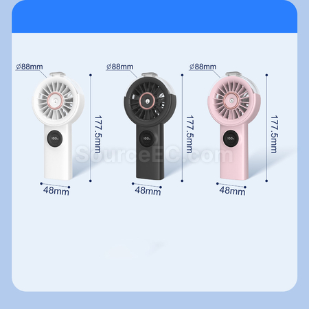 禮品訂造手持充電噴霧風扇紀念品