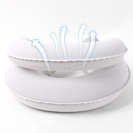 禮品訂造雙層充氣U型枕紀念品