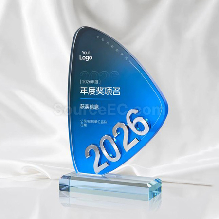 禮品訂造2026水晶獎座紀念品
