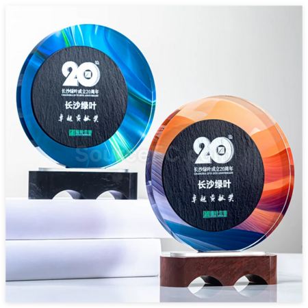 禮品訂造水晶大理石獎座紀念品
