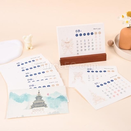 禮品訂造種子紙日歷臺歷紀念品