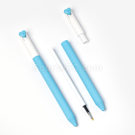 禮品訂造低重心愛心中性筆紀念品