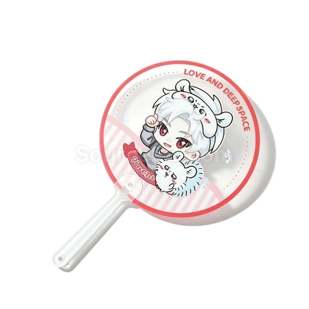 禮品訂造透明廣告扇定制紀念品