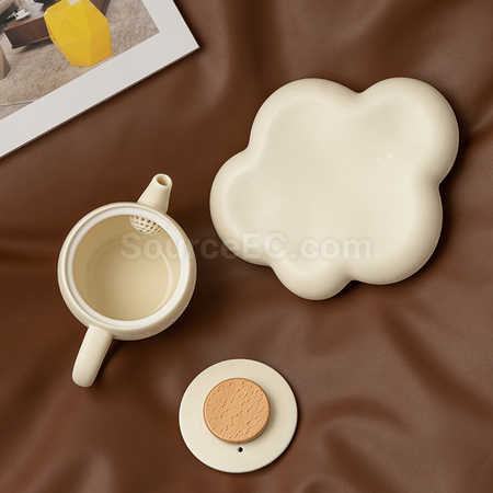 禮品訂造奶油風功夫茶具禮盒組紀念品