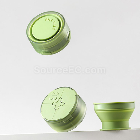 禮品訂造便攜藥盒水杯二合一紀念品
