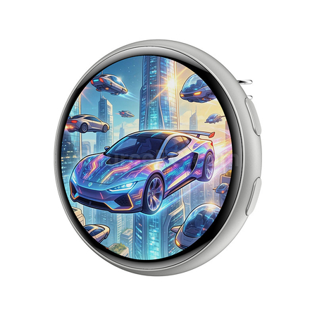 禮品訂造1.50吋全觸控電子徽章紀念品