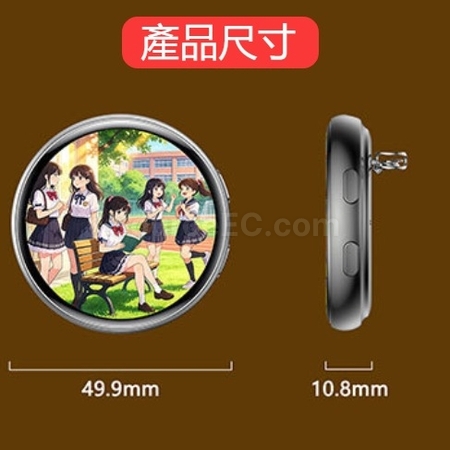禮品訂造1.50吋全觸控電子徽章紀念品