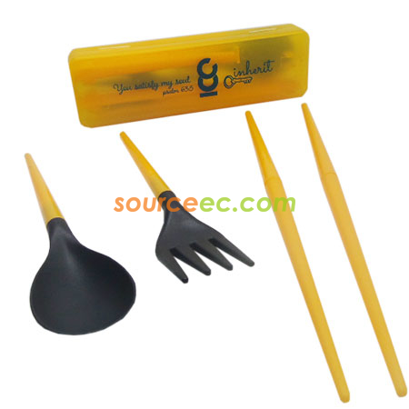 便攜可重用餐具 | 筷子套裝 | 環保餐具套裝 | 環保棉袋木製餐具套裝 | 不銹鋼環保餐具