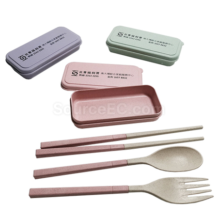 便攜可重用餐具 | 筷子套裝 | 環保餐具套裝 | 環保棉袋木製餐具套裝 | 不銹鋼環保餐具