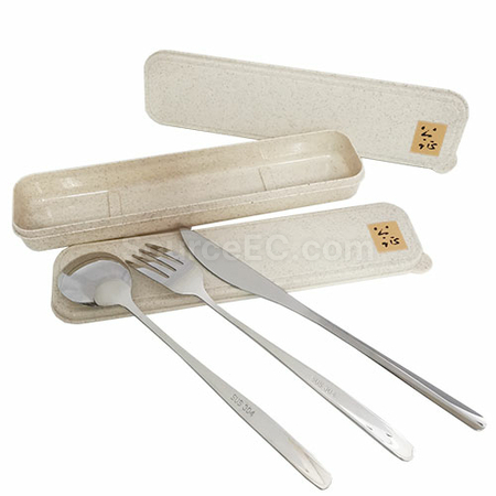 便攜可重用餐具 | 筷子套裝 | 環保餐具套裝 | 環保棉袋木製餐具套裝 | 不銹鋼環保餐具