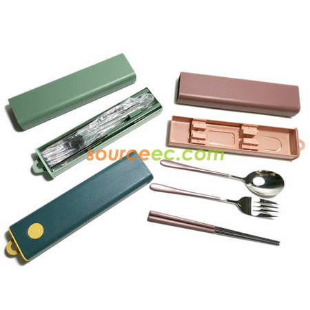 便攜可重用餐具 | 筷子套裝 | 環保餐具套裝 | 環保棉袋木製餐具套裝 | 不銹鋼環保餐具