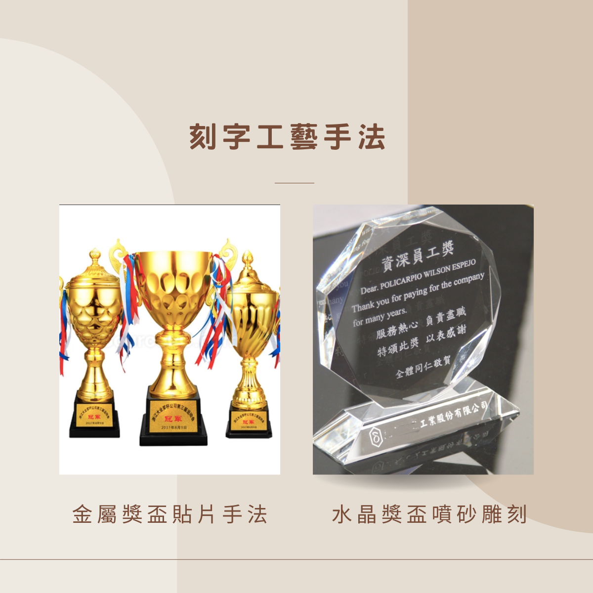 客製化獎盃