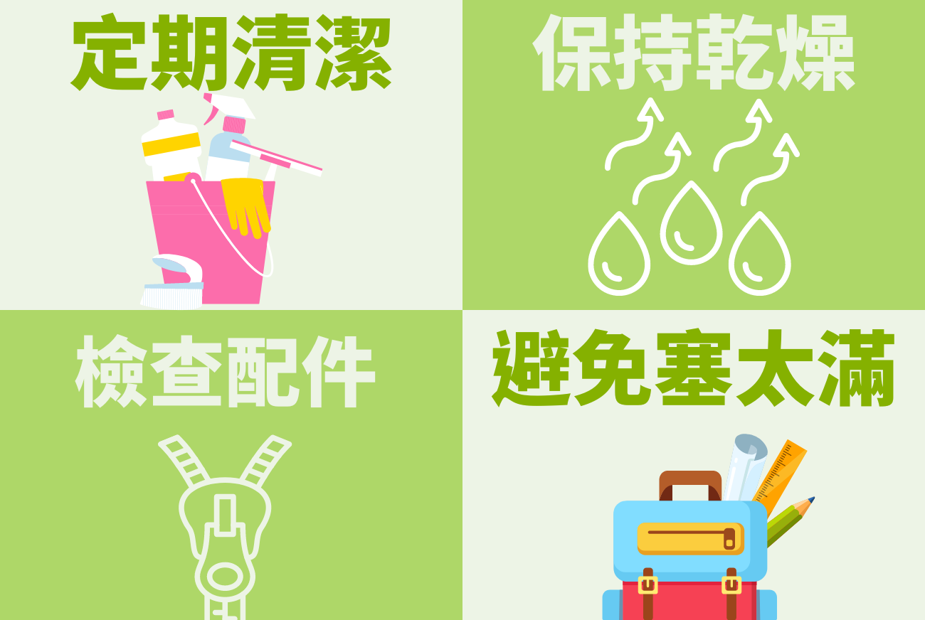 行李袋保養