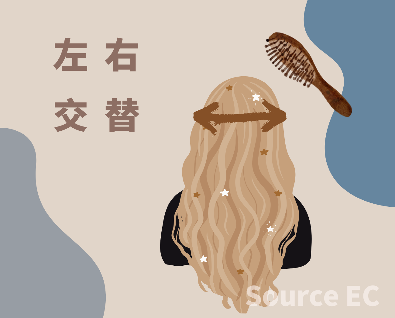 按摩梳按摩方式