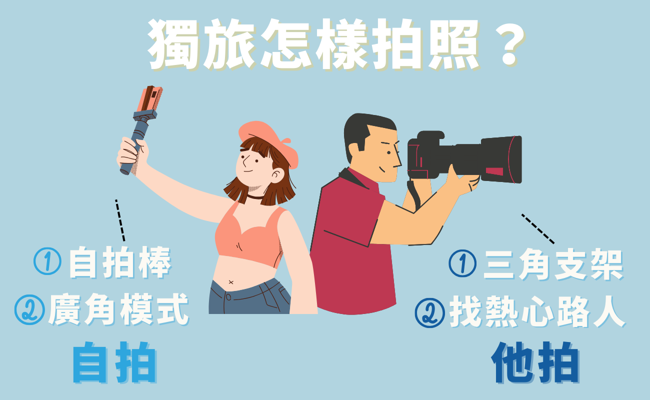 獨旅怎樣拍照
