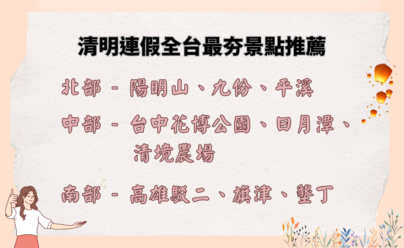 清明連假推薦