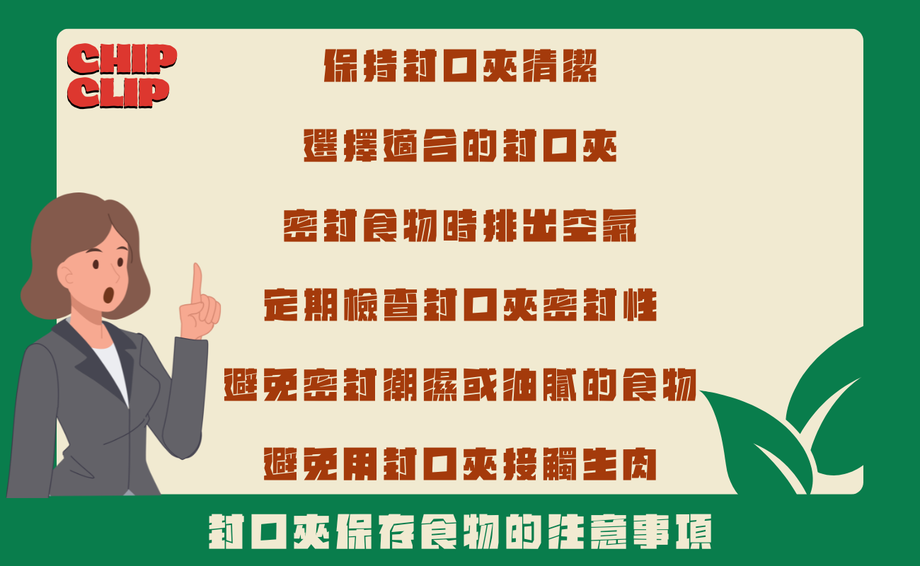 封口夾保存技巧