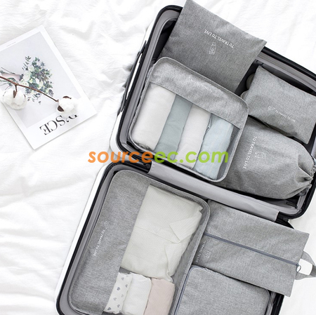 禮品訂造旅行收納袋7件套裝紀念品