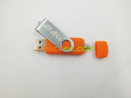 禮品訂造手機旋轉USB紀念品