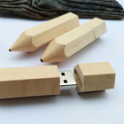 禮品訂造木質鉛筆U盤紀念品