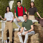 禮品訂造錦棉無痕純色POLO恤紀念品