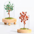 禮品訂造玻璃罩水晶樹紀念品