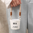 禮品訂造手提斜挎布藝杯套紀念品