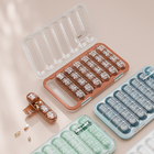 禮品訂造21/28格分隔藥盒紀念品