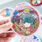 可定製3D流沙杯墊