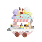 禮品訂造街邊美食小車街景積木紀念品